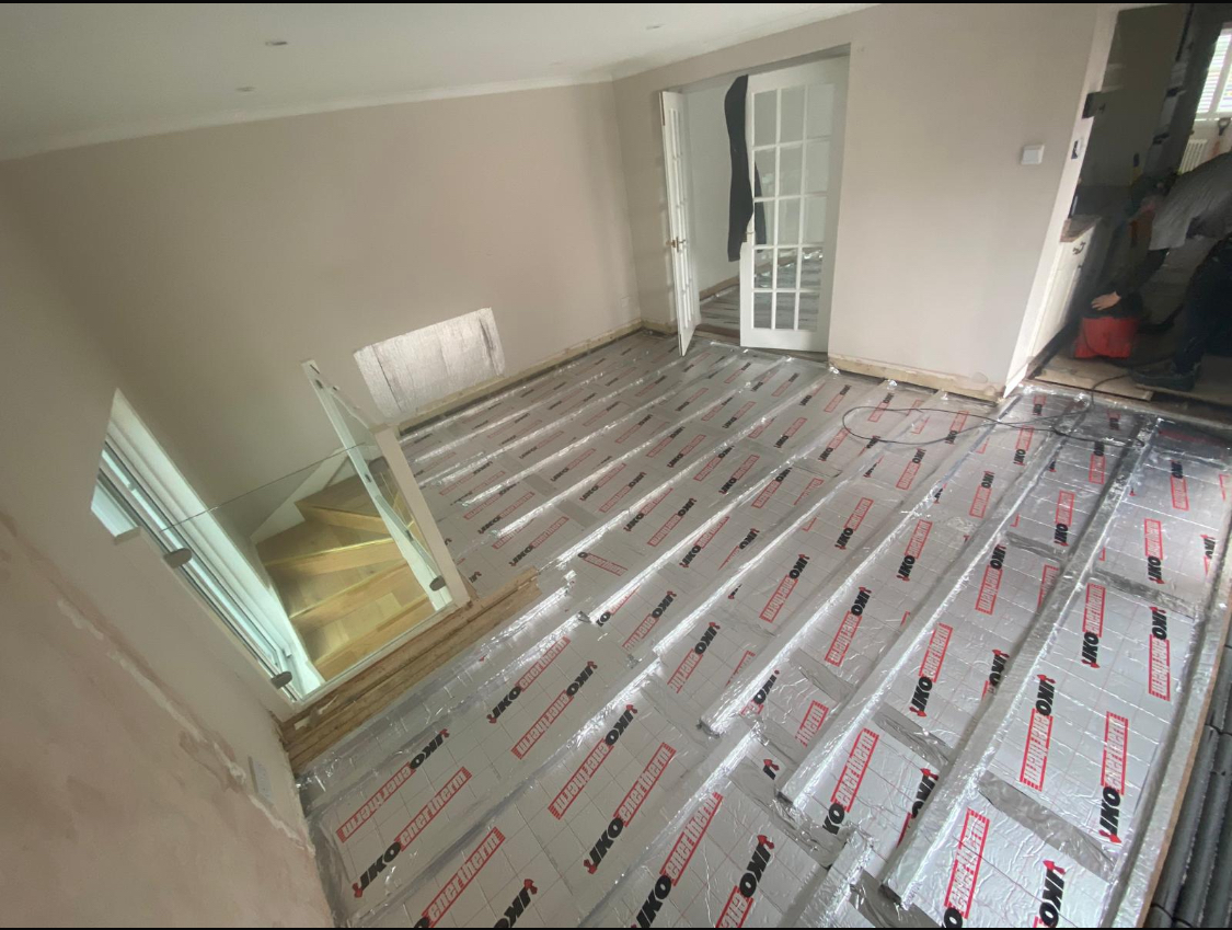 PIR Insulation For Underfloor Heating project photo 6